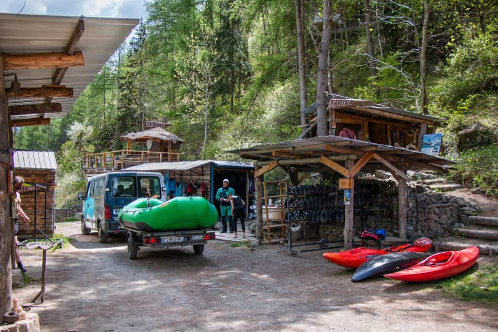 rafting dans la vallée de Barcelonnette