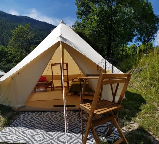 Hébergement insolite tipi en Ubaye