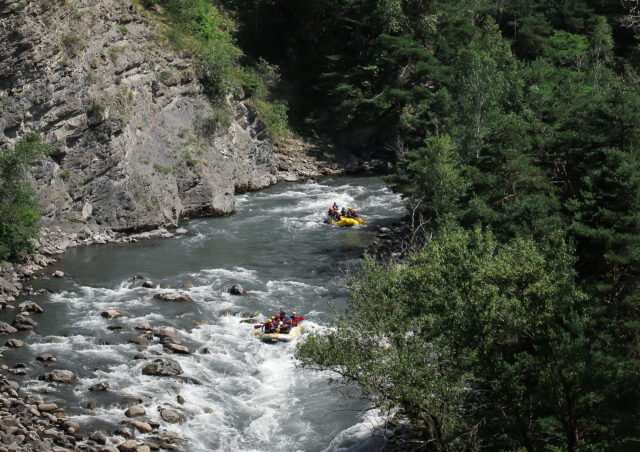 Rafting sur l'ubaye sport nature vacances