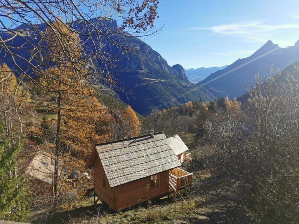 Hébergement insolite cabane Alpes de Haute Provence