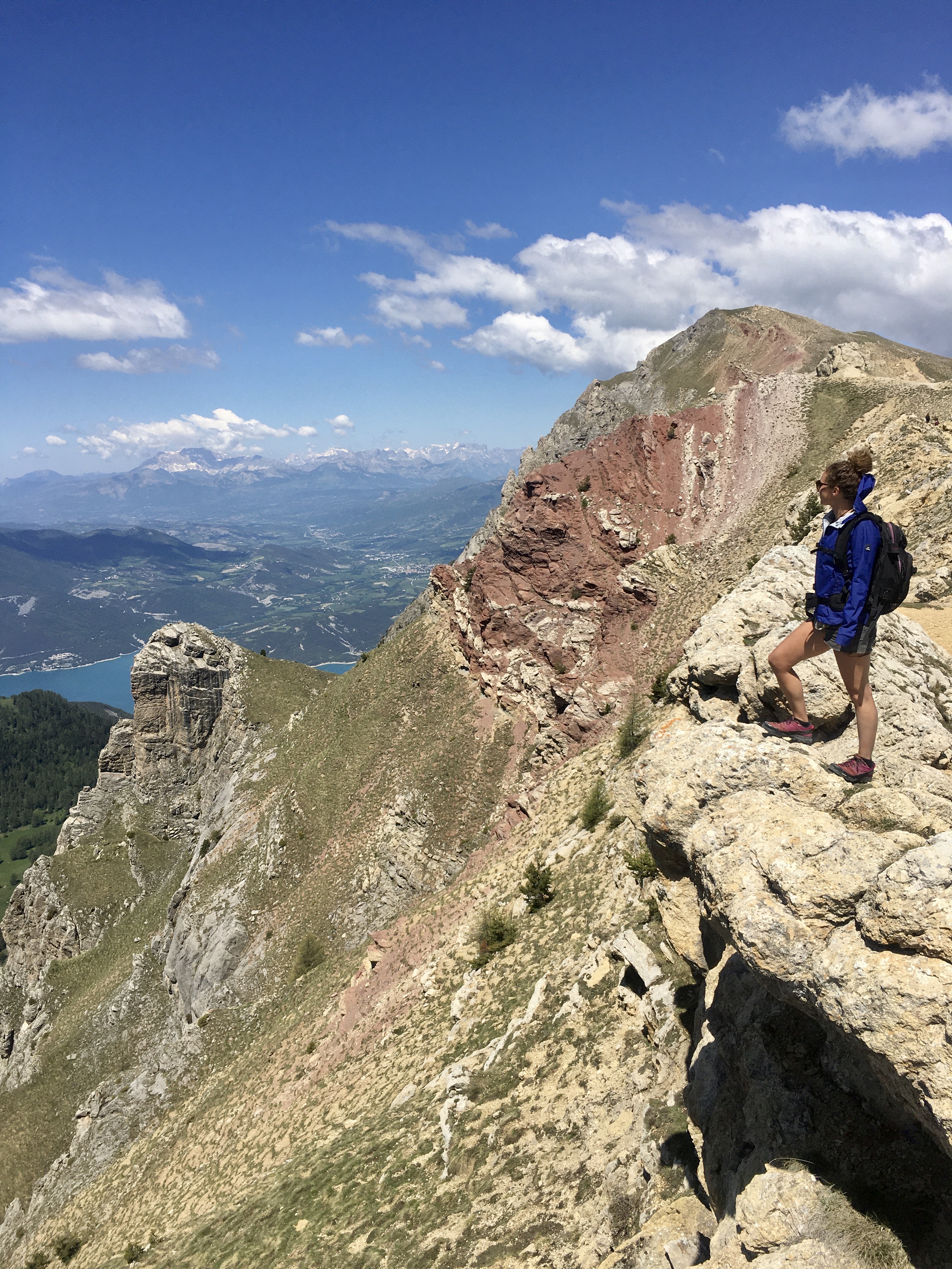 randonnée à Serre Ponçon, Alpes de Haute Provence