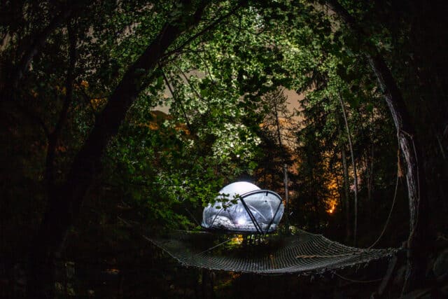 dormir en bulle en PACA dans les Alpes de Haute Provence