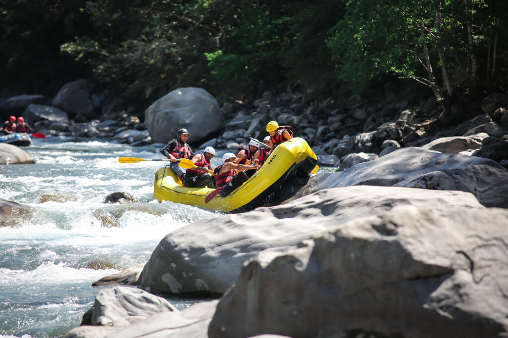 Raft sur l'Ubaye