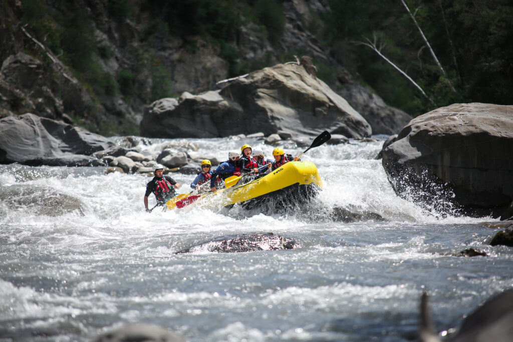 Raft sur l'Ubaye