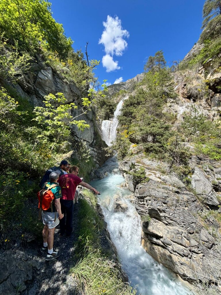 La randonnée des cascades de Costeplane, Alpes de Haute Provence, région Paca.